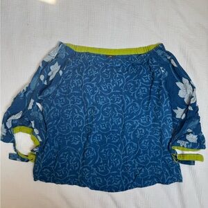 Mother Earth Boatneck Boho Shirt Size L